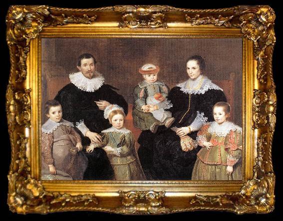 framed  VOS, Cornelis de The Family of the Artist  jg, ta009-2